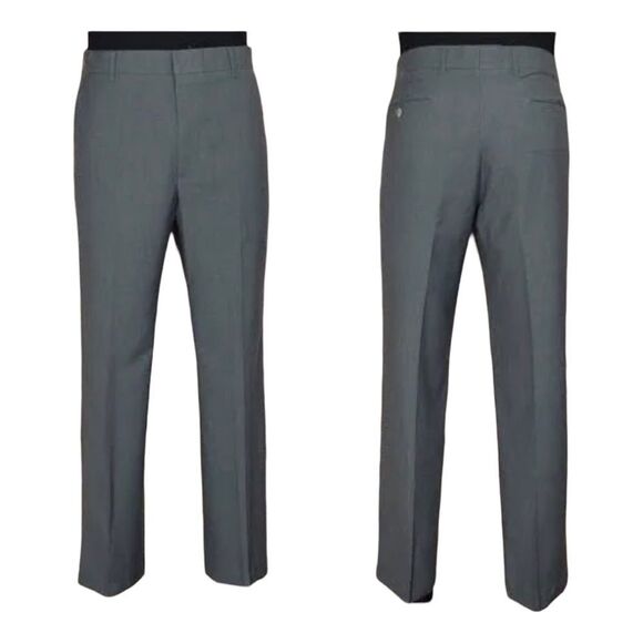 Levi's Vintage 70's/80's Dark Grey Action Slacks Flat Front Dress Pants - Picture 1 of 13